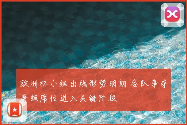 欧洲杯小组出线形势明朗 各队争夺晋级席位进入关键阶段